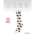 thumbnail image 6 of MeMoi Women's Holiday Scotties & Presents Crew Socks - Womens - Female, 9-11, Winter White, 6 of 7