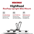 thumbnail image 3 of Yakima HighRoad Rooftop Upright Bike Mount, Compatible w/StreamLine Systems, 3 of 11