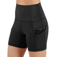 thumbnail image 2 of Jolie High-Waisted Athletic Shorts with Hip Pockets, 2 of 5