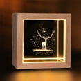 thumbnail image 3 of Vrorvz Christmas Decorations Warm Light Crystal Night Light with Solid Wood Craftsmanship for Cozy Festive Vibes and Intricate Detailing 2.1x2.1x1.6in Gold, 3 of 5