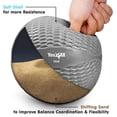 thumbnail image 5 of Yes4All 10lbs Soft Weighted Toning Ball Diamond Knurl Grey, 5 of 6