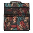 thumbnail image 2 of Bolsa De Herramientas Para Arrodillarse En El Jardín, Taburetes De Banco De Jardín, Bolsa De Almacenamiento Lateral, Bolsa Colgante Con Bolsillos Con Asa, Hojas Rojas, 2 of 7
