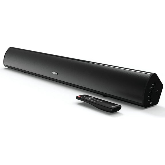 Majority Teton 120W 2.1 Channel Sound Bar with Built-in Subwoofer Powerful Home Theatre Sound | HDMI ARC, Bluetooth, Optical, RCA, USB & AUX Connectivity | Remote Control Included