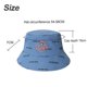 thumbnail image 2 of Packof6 Sombrero de verano con circunferencia de 54-58cm, sombrero de pescador con oso bordado para mujer, sombrero de lavabo, sombrero protector solar para exteriores, 2 of 4