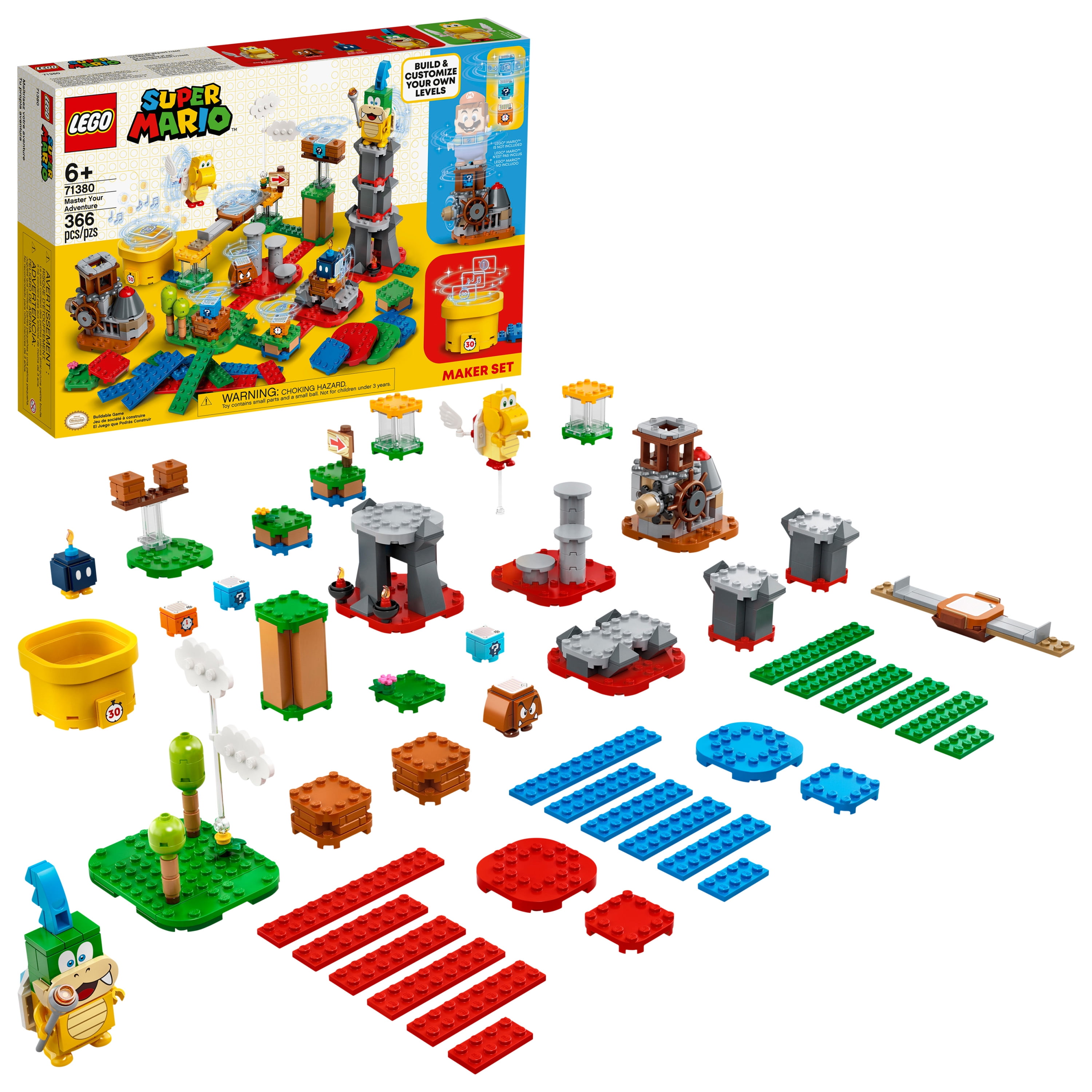 71360 New 2020 LEGO Super Mario Toad’s Treasure Hunt Expansion Set 71368 Building Kit; Toy for Kids to Boost Their LEGO Super Mario Adventures with Mario Starter Course Playset 464 Pieces