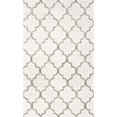 thumbnail image 1 of Nuloom 7'6 x 9'6 Hand Tufted Park Avenue Trellis Rug in Nickel, 1 of 5