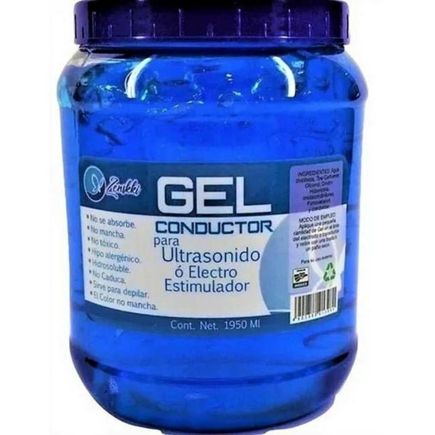 Gel Conductor Para Ultrasonido o Electro estimulador 1950 Ml Zenskki Humectante