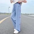 thumbnail image 6 of RUTAYY Toddler Girls Stretch Comfortable Denim Pants For Casual And Active Wear With Soft Fabric And Durable Design For School And Outdoor Adventures Trouser Cute Pants, 6 of 9