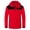 Red, variant on Rain Jacket For Men Thickened Waterproof Ski Jacket Warm Winter Snow Coat Mountain Interchange Jacket Windbreaker Detachable Hooded Raincoat For Men Hiking Cycling Travel