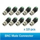 thumbnail image 4 of 10 Uds Conector BNC de Metal Macho con Conector de CC Terminal de Tornillo UTP Video Balun para CáMara de Vigilancia CCTV, 4 of 5