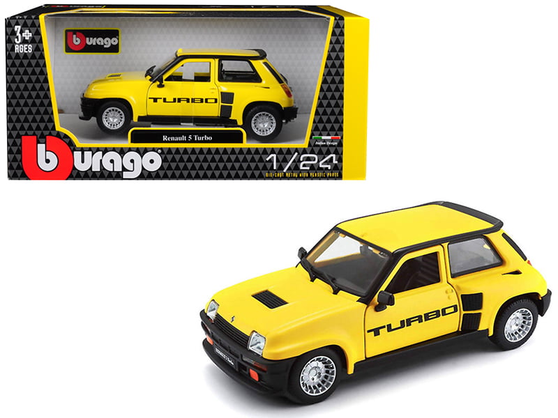 Details about   Bburago Renault 5 Turbo Yellow 1:24 Scale diecast Model Car New In Box Free POST