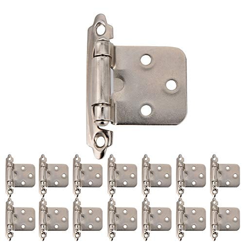 Color: Silver 5pcs Four-Fold Hinge Hardware Resources Inset Adjustable Wrap Cabinet Door Hinge Color: Silver 5pcs Four-Fold Hinge Hardware Resources Inset Adjustable Wrap Cabinet Door Hinge