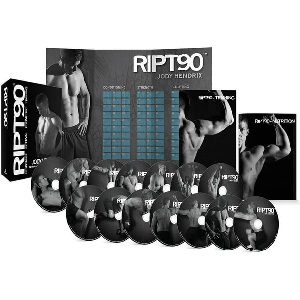 RIPT90 90 Day 14DVD Workout Program with 14 Exercise