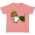 thumbnail image 3 of Inktastic Cute Brown Dachshund in Traditional German Wear Boys or Girls Toddler T-Shirt, 3 of 5