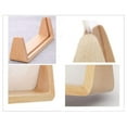thumbnail image 3 of 2set U-Shaped Acrylic Photo Frame Creative Solid Wood Home Desk Decoration for Office/Bedroom 5 Inch & 7 Inch, 3 of 4