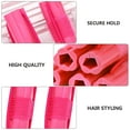 thumbnail image 4 of ibasenice 12Pcs Pink Hair Curler Tools with Self Grip for Smooth Curl Hairstyling and Hair Care, 4 of 6