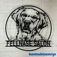 thumbnail image 2 of Handmadetneonsign Custom Labrador Retriever Metal Wall Art LED Light - Personalized Black Lab Dog Name, 2 of 3