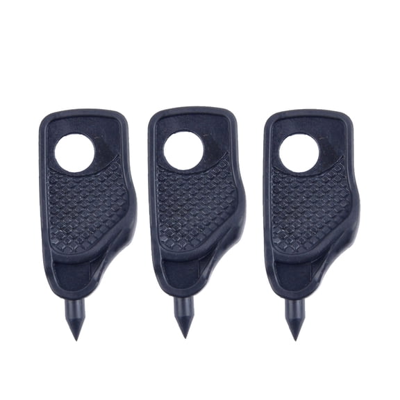 Raindrops Garden Tools 6Pcs Mini Black Plastic Hole Puncher For Drip Irrigation 1.89X0.79X0.31in