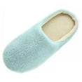 thumbnail image 4 of Men's Women's Cozy Fleece House Slippers Breathable Slip-on Indoor Shoes Winter Warm Slippers, 4 of 4