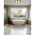 thumbnail image 3 of Dainolite 14W Flush Mount Aged Brass Metal Shade, 3 of 3
