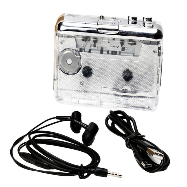 Cassette con Carcasa Totalmente Transparente con Interfaz Tipo C para MP3