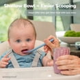 thumbnail image 5 of WeeSprout Silicone Baby Spoons, First Stage Infant Feeding Utensils with Soft-Tip, Set of 3, 5 of 6