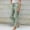 Green, variant on Ladies' Summer Elastic High Waisted Striped Linen Wide Leg Loose Pants Stretch Pants for Women Work Casual Women Athletic Pants with Pockets Stretch Pants for Women Work Casual plus Size Casual Pants