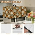 thumbnail image 6 of TSOVTHRID Vintage Sunflower Daisy Print Microwave Oven Grill Cover Protector Oil-Proof Microwave Oven Dust Cover with Handle Case Protections for Toaster Oven, 20.9"W x 15.7"D x 12.4"H, L, 6 of 7