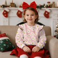 thumbnail image 2 of DISNIMO Daisy Printed Pullover Tops for Girls Long Sleeve Sweatshirt Cozy T-Shirts Crewneck Hoodies Fall Winter Clothes 4-5 Years, 2 of 7