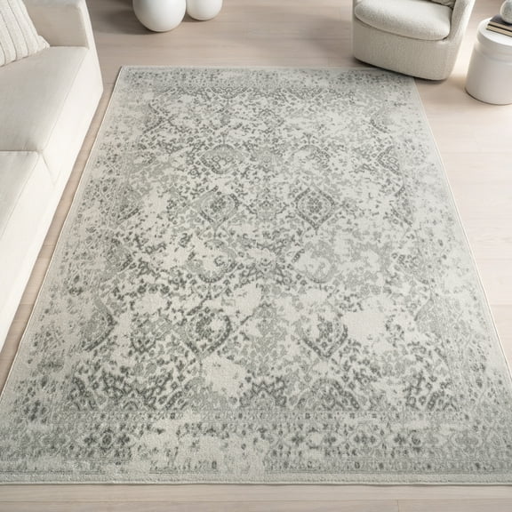 nuLOOM Odell Faded Vintage Area Rug, 5' x 7' 5", Ivory