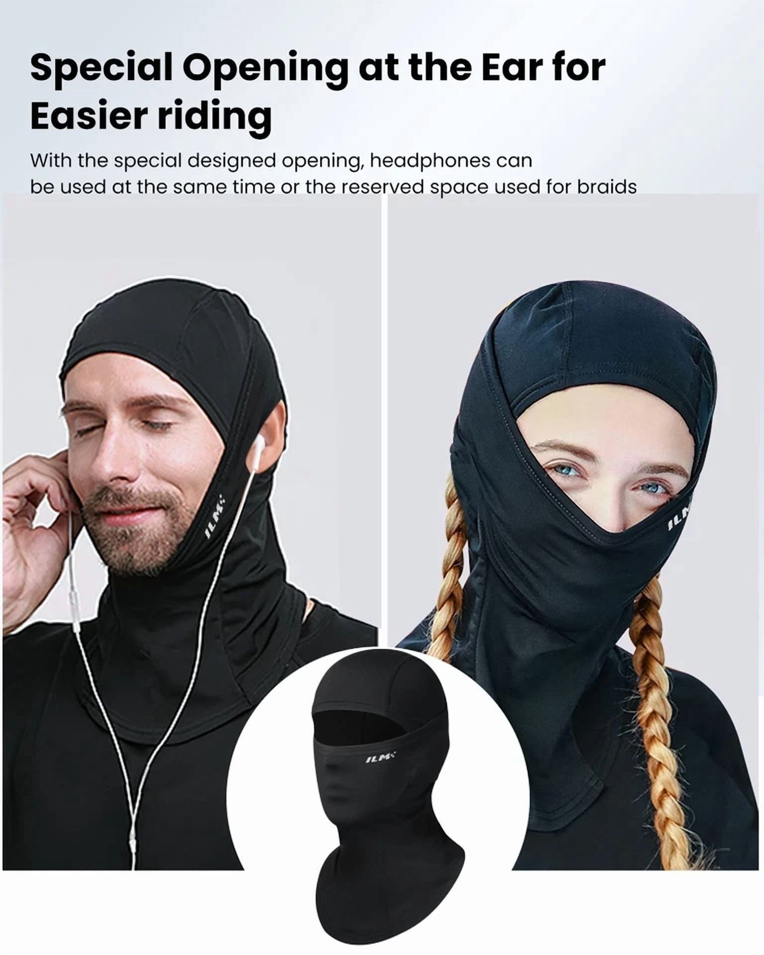 CIRCLE- Ilm Adult Motorcycle Balaclava Face Mask For Men Women Ski Model Fm01A