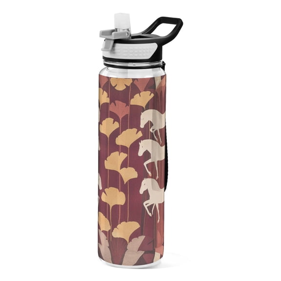 BZSMCE Sport Bottle Equine Elegance Outdoor sports Water Bottle Size: 10.4x3in