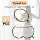 thumbnail image 4 of 30-Pack Curtain Rings with Eyelets, 2-Inch Drapery Rings, 4 of 4