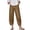 Brown #009, variant on Women's Y2k Baggy Distressed Wide Leg Capri Jeans Boho Tulip Hem High Waisted Cropped Denim Pants, XL