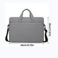 thumbnail image 3 of Laptop Bag under $5! kkbbma Laptop Bag15-16inch, Waterproof Laptop Case Sleeve Messenger Bag Briefcase with Shoulder Strap Notebook Computer Carrying Case, 3 of 9