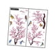 thumbnail image 2 of 2 pegatinas de pared con diseño de pájaros y flores rosas para ventana, impermeables, modernas y versátiles. Vertical, 2 of 7