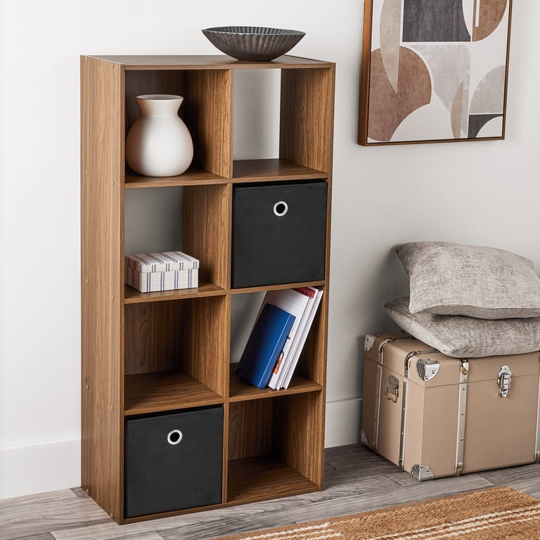 Mainstays 8 Cube Storage Organizer, Warm Walnut - Walmart.com