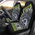 thumbnail image 2 of ABPHQTO Juego de 2 fundas de asiento de coche para Motocross, protector universal para asientos delanteros de coche, apto para coche, SUV, sedán, camión, 2 of 2