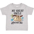 thumbnail image 3 of Inktastic My Great Uncle Loves Me with Sloth and Hearts Boys or Girls Toddler T-Shirt, 3 of 5