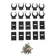 thumbnail image 1 of 10 Sets Adjustable Legs Table Cabinets Kick Board Clips Plastic Plinth Clip Kick Board Plinth Clips False Front Cabinet Clips, 1 of 2