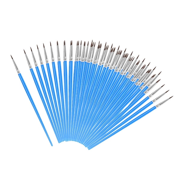 Pinceles para pintar con detalles, pinceles para artistas, pinceles para detalles finos, pinceles para pintar acrílicos para miniaturas, pintura acríl Punta puntiaguda