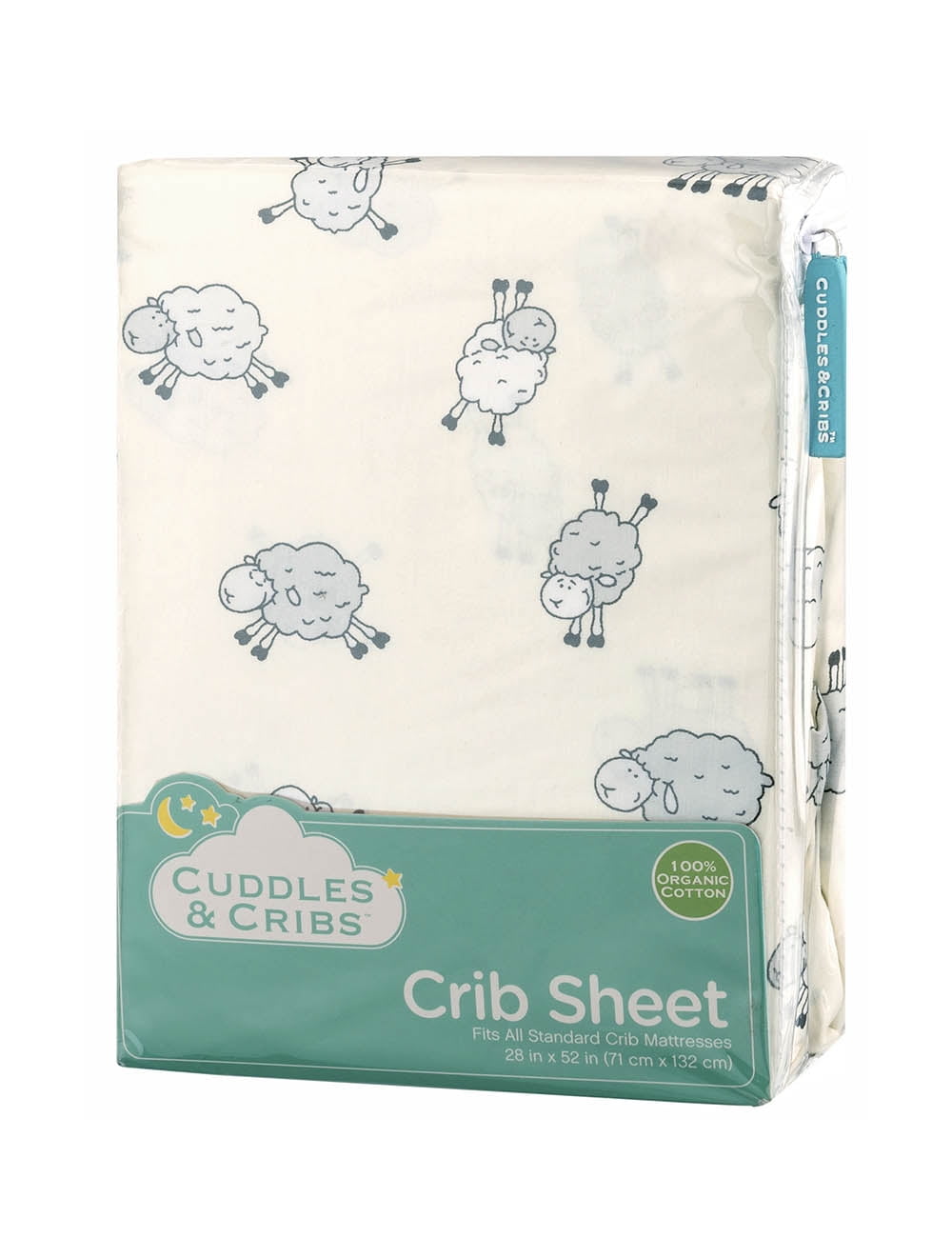 Giraffe Cuddles /& Cribs 1 Pack GOTS Certified Organic Cotton Fitted Crib Sheet