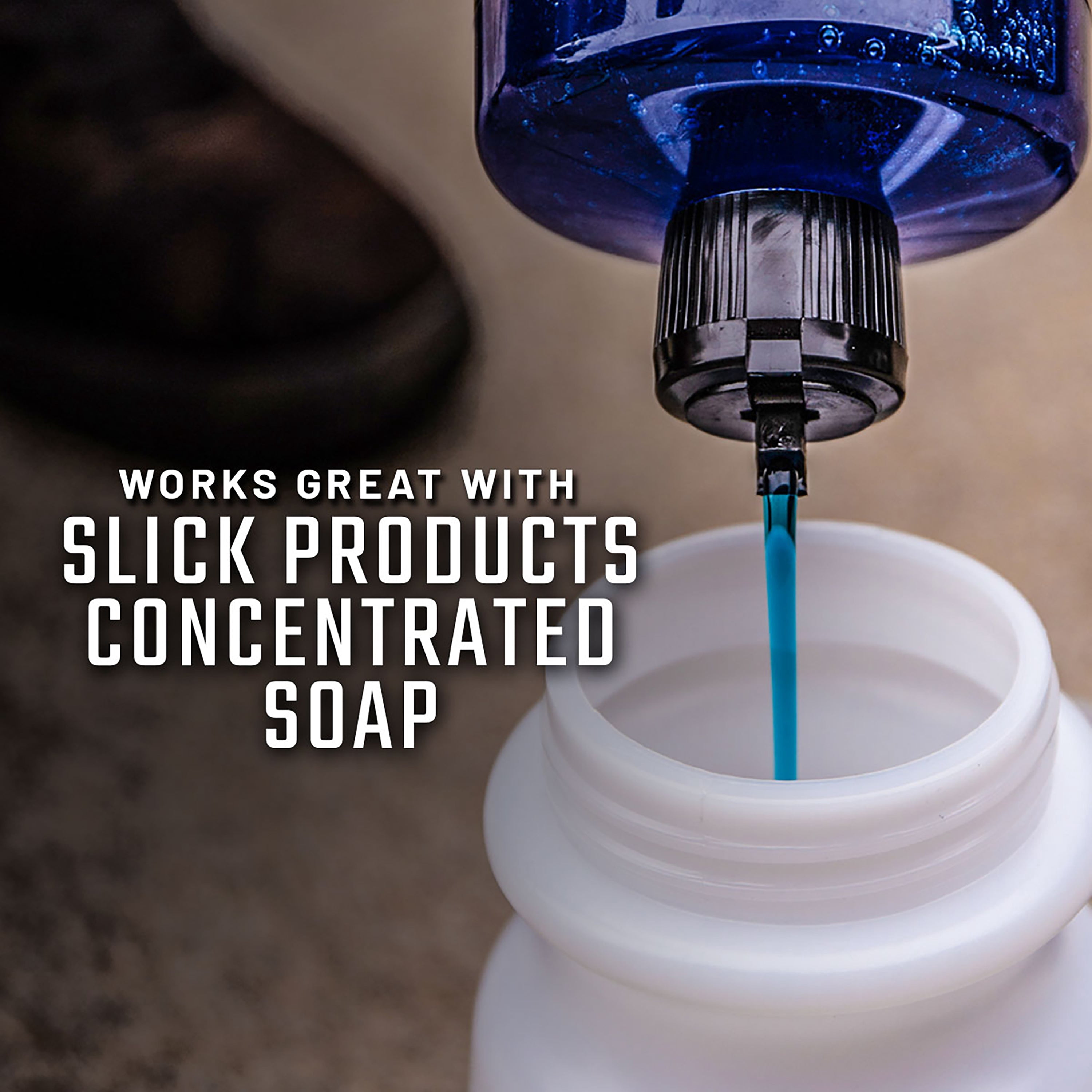 Slick Products SP5004 Garden Hose Foam Blaster | For Cars, Trucks, Dirt Bike, ATV, UTV, Boat, Bicycle, and More | Adjustable Dial | Instant Foam Wash