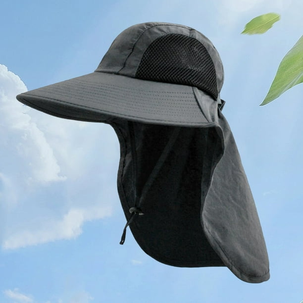 Sombrero anti-UV de nailon, sombrero transpirable para mujer con cuerda cortavientos para deportes al aire libre Hugtrwg Para estrenar