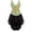Green, variant on Women Steampunk Bridal Strap Bustiers Corset with Skirt Party Set White XXS