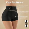 thumbnail image 6 of High-Waisted Tummy-Control Shapewear Shorts for Women - Breathable Lace Body Shaper, Seamless Butt-Lifting Underwear, Slimming Compression Shorts for Everyday Wear, 6 of 7