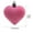 Pink, variant on Costeam 24 Piece 1.8 Inch Valentine Day Flocked Heart Ornament Set ,Bulk Mini Hanging Decor for Holiday Party