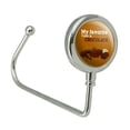 thumbnail image 2 of My Favorite Color Is Chocolate Purse Bag Hanger Holder Hook, 2 of 4