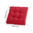 thumbnail image 3 of Honmine 17.7x17.7 Inch Thickened Square Seat Cushion, Soft Floor Cushion for Office Chair, Extra Thick Pad for Gaming, Picnic, and Dining Chair, 3 of 6
