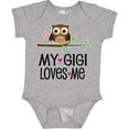 thumbnail image 3 of Inktastic My Gigi Loves Me Girl Owl Girls Baby Bodysuit, 3 of 5